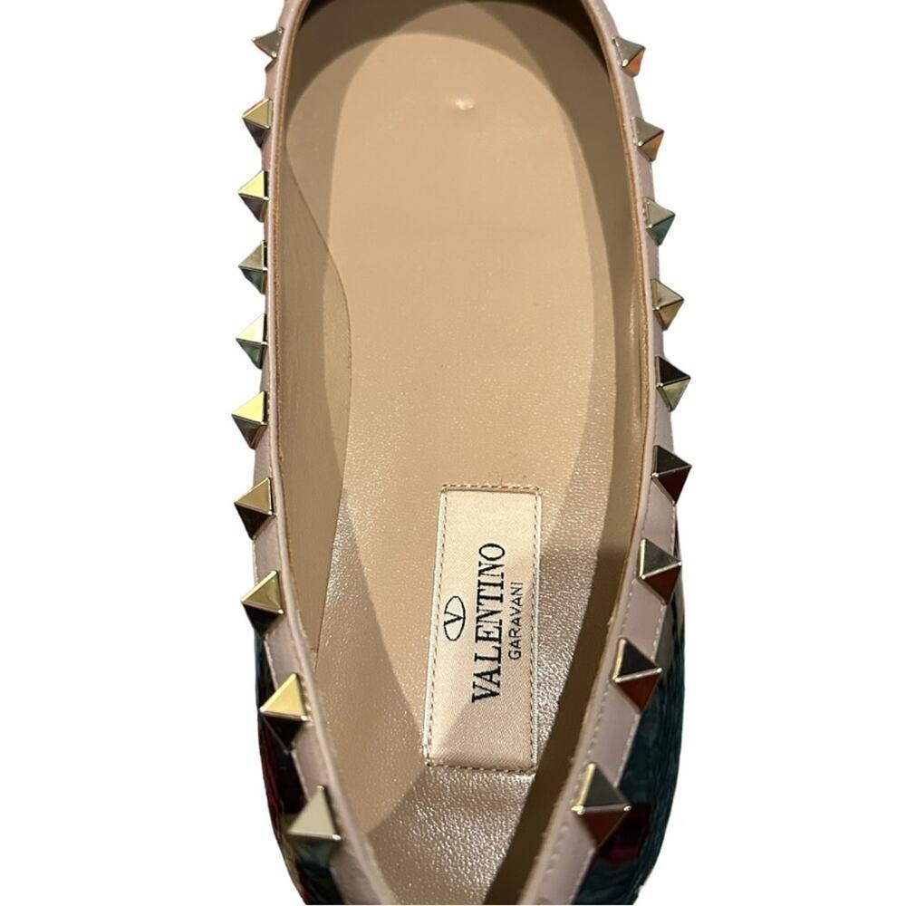 Valentino Garavani Rockstud Black Patent Leather Flats Size 39.5 NEW - Picture 12 of 12